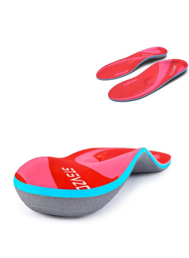 STSVZORR Plantar Fasciitis Relief Metatarsal Pain Arch Support Inserts Flat Foot Orthotic Insoles Sports Running Hiking Shock Absorb Men Women Long Time Standing, Size 11 - Image 1