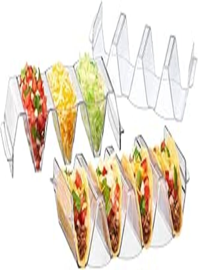 هيك اكريليك كوول بارتي تاكو هولدير 3-بييكيس سيت, ترانسبارينت