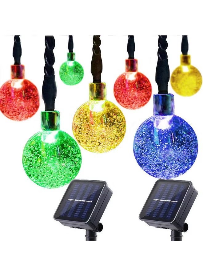ACLIX 20-LED Solar Power Crystal Globe String Light Multicolour 5 meter