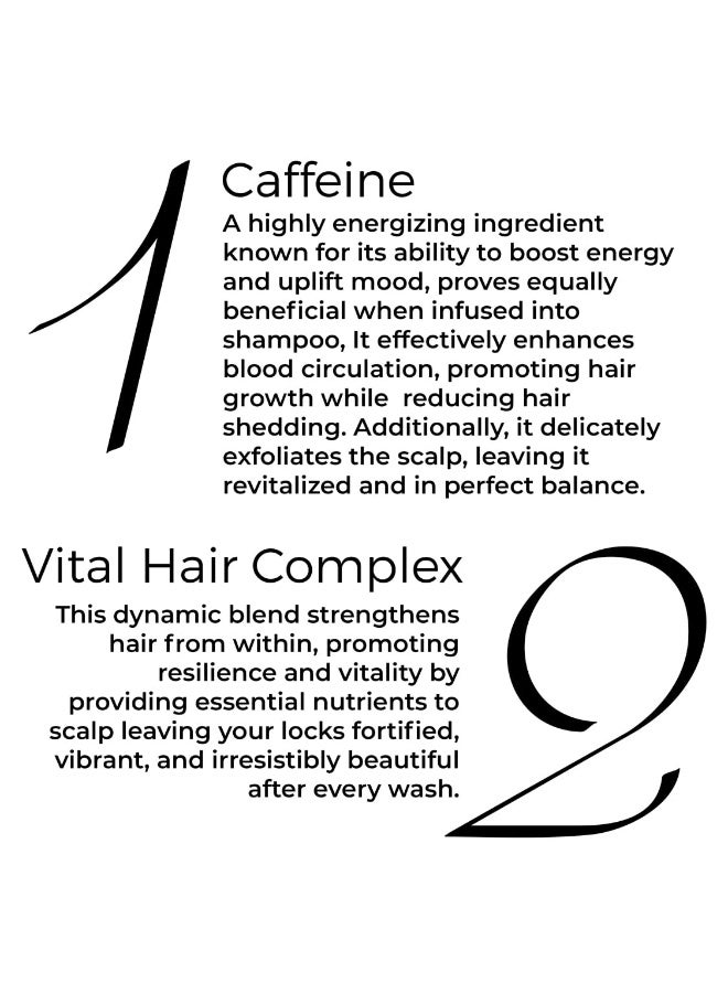 BRILLARE Mini Caffeine Shampoo For Reducing Hair Loss And Breakage (12 ML) - Image 4