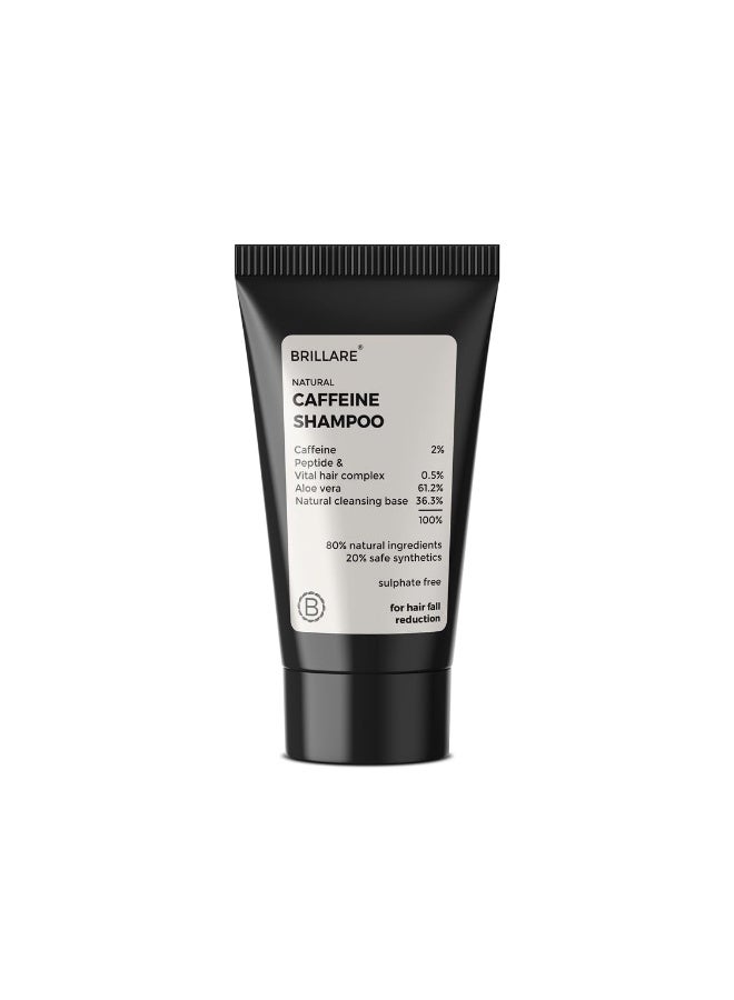 BRILLARE Mini Caffeine Shampoo For Reducing Hair Loss And Breakage (12 ML) - Image 1