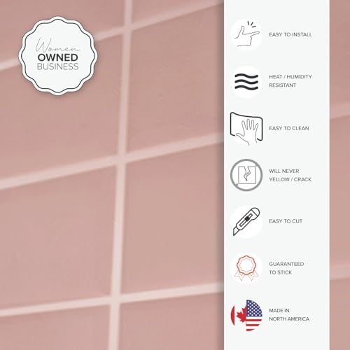SMART TILES Peel and Stick Backsplash - 5 Sheets of 11.43" x 9" - 3D Adhesive Peel and Stick Tile Backsplash for Kitchen, Bathroom, Wall Tile - Image 5