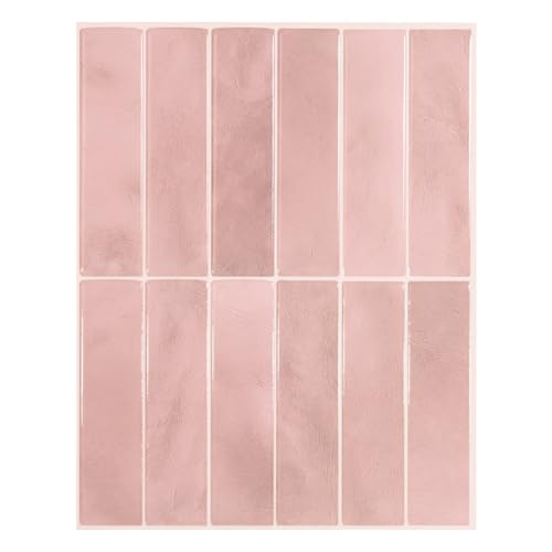 SMART TILES Peel and Stick Backsplash - 5 Sheets of 11.43" x 9" - 3D Adhesive Peel and Stick Tile Backsplash for Kitchen, Bathroom, Wall Tile - Image 1