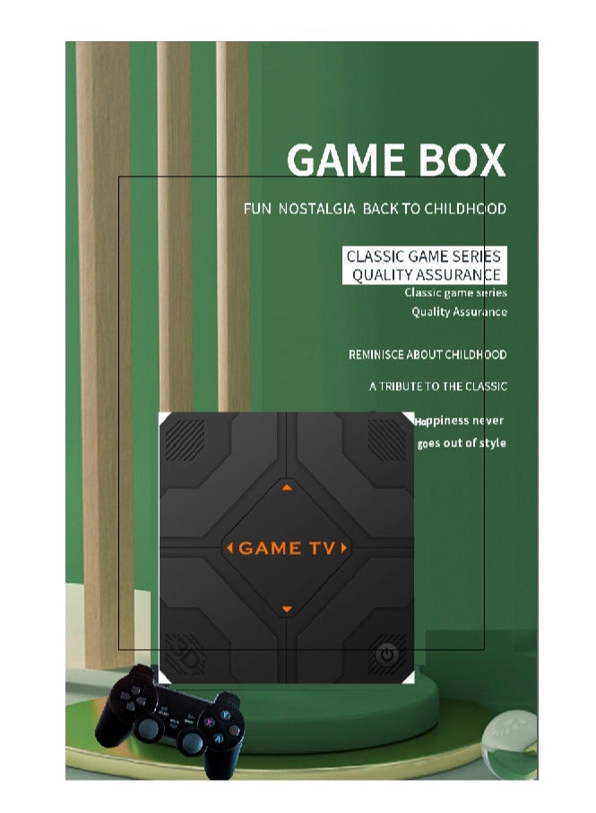 Retro Game Console, V5 , 64GB/128GB ,25000+/51000+ Classic Games, Retro Game Console for TV, 4K Output USB Plug and Play, Retro TV Games with Dual Wireless Controllers, Extension 60 Simulator Retro Game Stick 128GB - Image 4