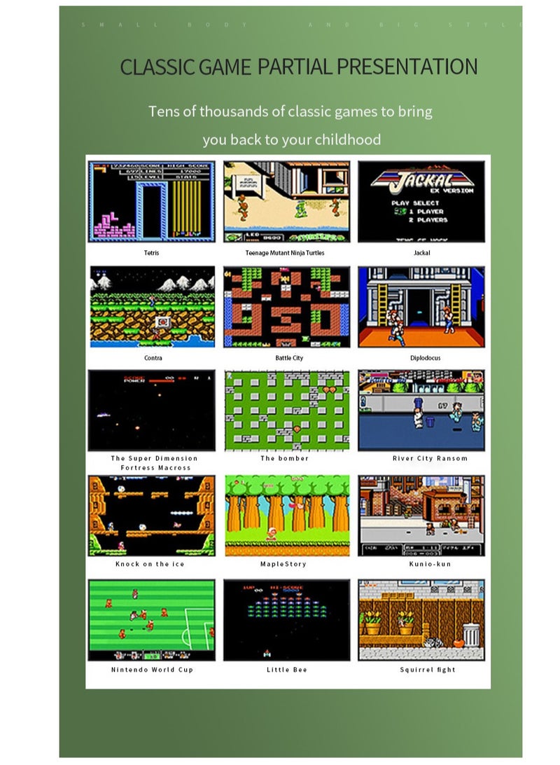 Retro Game Console, V5 , 64GB/128GB ,25000+/51000+ Classic Games, Retro Game Console for TV, 4K Output USB Plug and Play, Retro TV Games with Dual Wireless Controllers, Extension 60 Simulator Retro Game Stick 128GB - Image 3