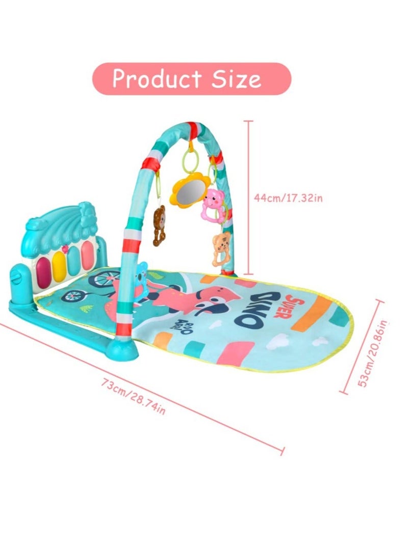 Y&D Baby Play Mat, Large & Learn Infant Gym Toys Piano Activity, Early Development Activity Mat Toy Gift for 0-36 Months Girl Boy - Easy to Disassemble and Washable  - Image 4