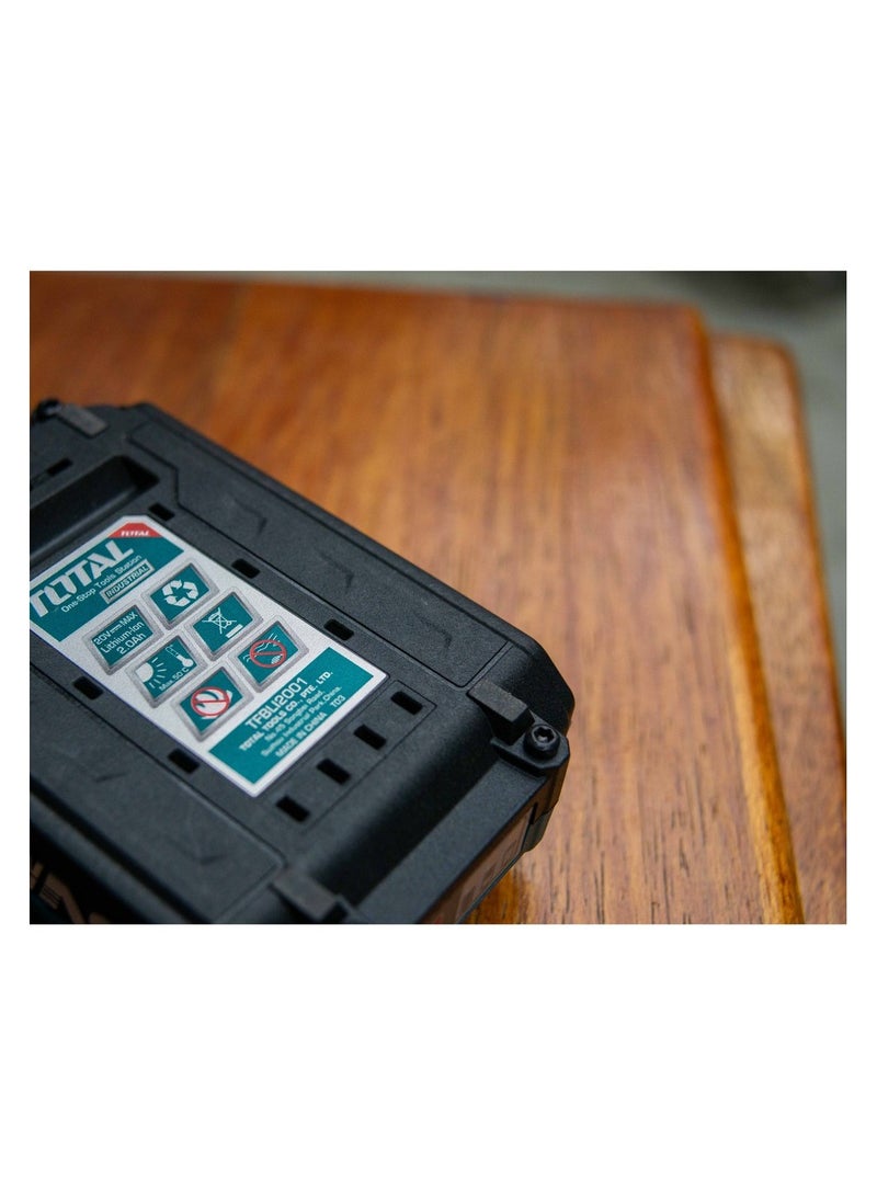 TOTAL Li-ion 2.0Ah Battery Pack Fits All Cordless Power Tools 20V P20S TFBLI20011 - Image 3