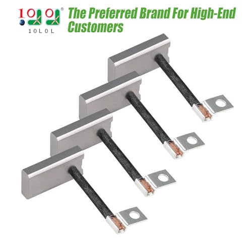 10L0L Golf Cart Starter Generator Brush Kit for EZGO, Club Car, Yamaha, OEM# 81-81200 26658-G01 101869302 JF2-81111-00-00 JF2-H1111-00-00, Set of 4 - Image 2