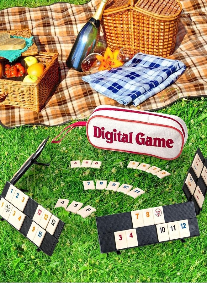 Vihaanta Rummikub Board Game, Educational Family Game for Kids and Adults, Fun Strategy Game for Home and School Activities, Includes 1 Bag of Tiles - Image 5
