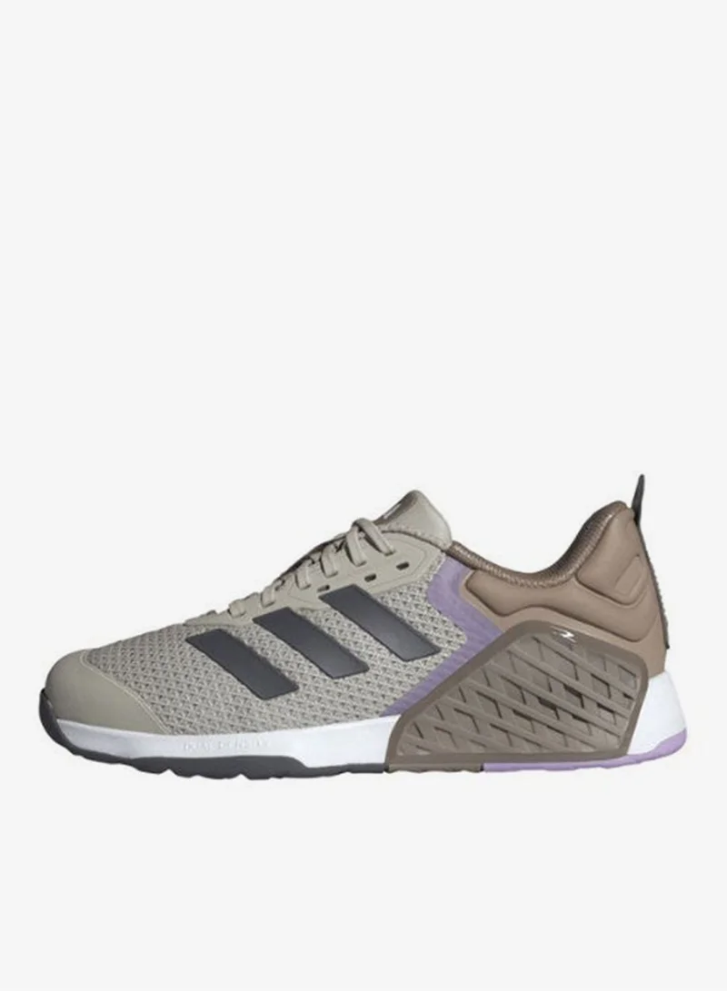 adidas حذاء تدريب دروب سيت  للنساء بيج