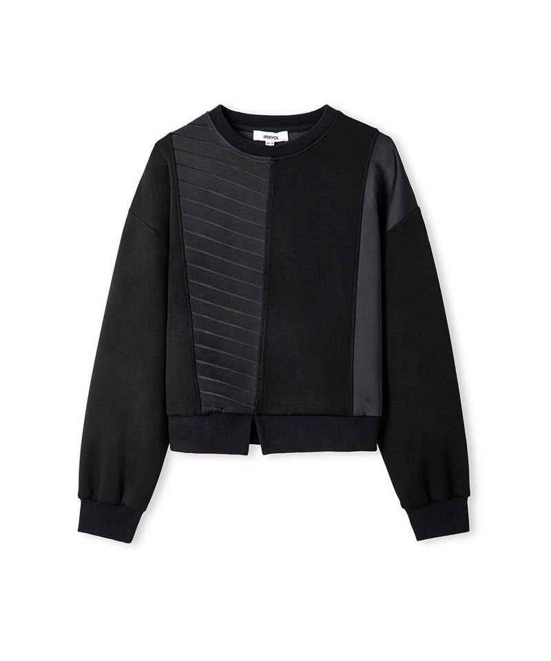 Ipekyol Contrast Textured Sweatshirt - Image 5