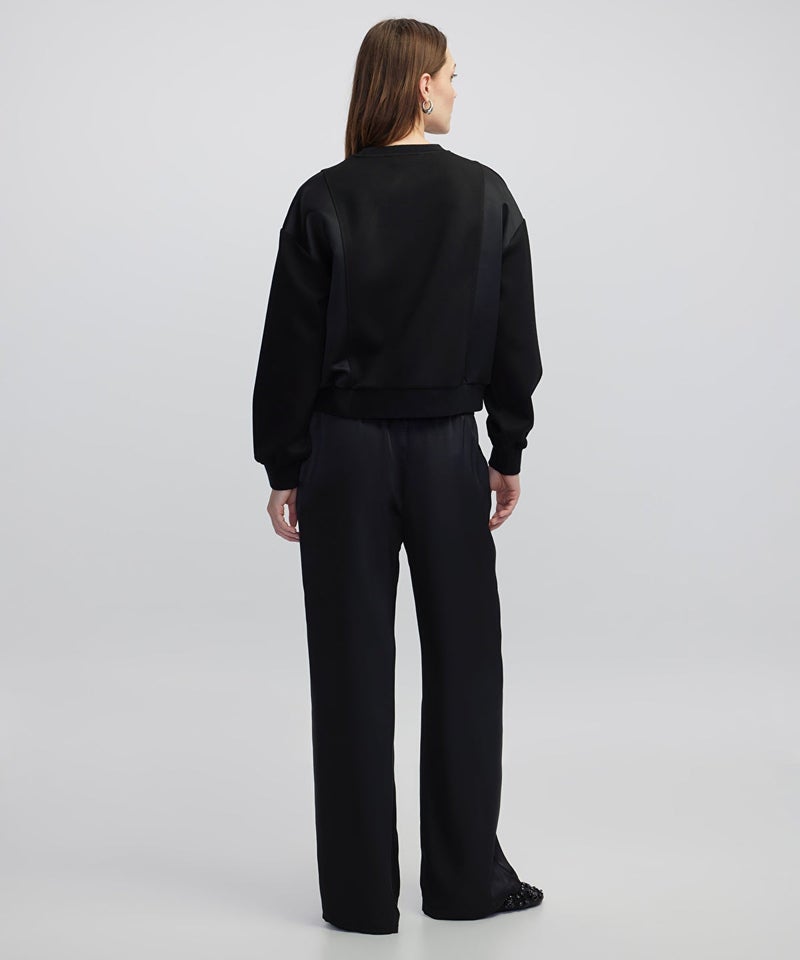 Ipekyol Contrast Textured Sweatshirt - Image 4