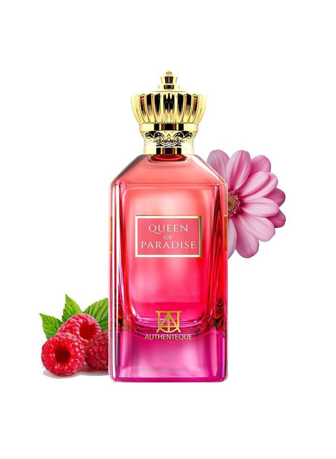 AUTHENTEQUE Queen of Paradise - Perfume for Women 100ml - Long Lasting Personal Womens Perfumes - Luxury Fragrance - Extrait De Parfum - Image 1