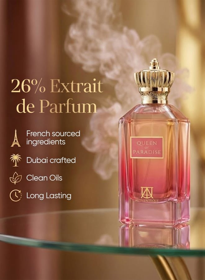AUTHENTEQUE Queen of Paradise - Perfume for Women 100ml - Long Lasting Personal Womens Perfumes - Luxury Fragrance - Extrait De Parfum - Image 3