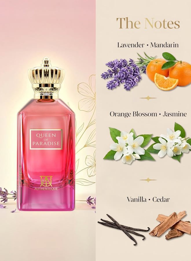 AUTHENTEQUE Queen of Paradise - Perfume for Women 100ml - Long Lasting Personal Womens Perfumes - Luxury Fragrance - Extrait De Parfum - Image 4