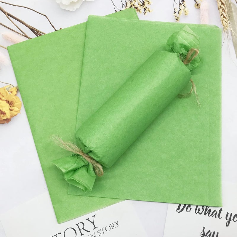 Red Dot Gift REDDOTGIFT® Tissue Paper 50-Sheets Size: 50 * 70 cm wrapping DIY tissues (15 color available)…17 gram use for T Shirt,Dress,Abayas Wrapping. (Lime-Green, 50 * 70cm) - Image 5