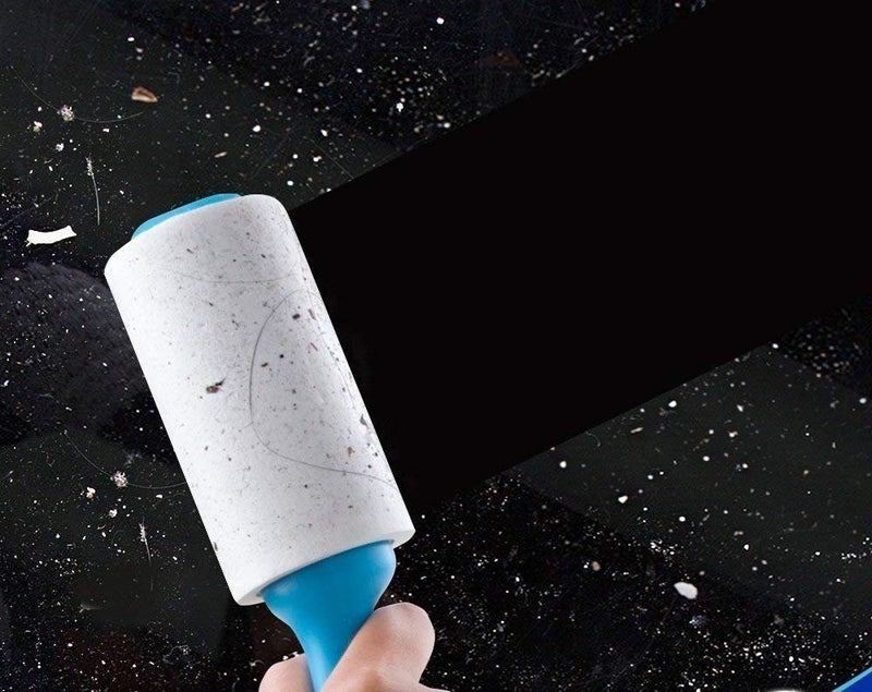 Ocean Wave Petsplanet Pets Lint Roller 50 Sheets per Roll Easy Peel Extra Sticky Quickly Removes Pet Hair Dirt Dust and Fluff from Clothes Car Seats Upholstery and Floors - Image 3