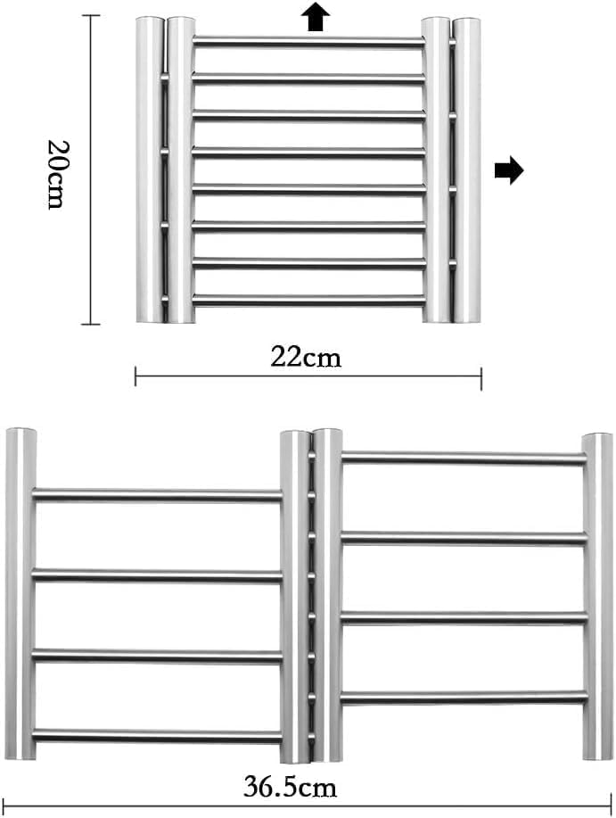 VIPREKHO Extendable Cooking Pot Coaster, Stainless Steel Table Mat Durable Thick Convenient Pot Mat Kitchen Dining Tableware Accessories - Instant Pot and Crock Pot Liner (1 Pcs) - Image 3