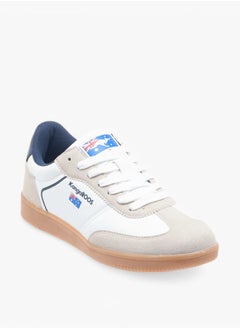 Men's Logo Detail Sports Shoes with Lace-Up Closure