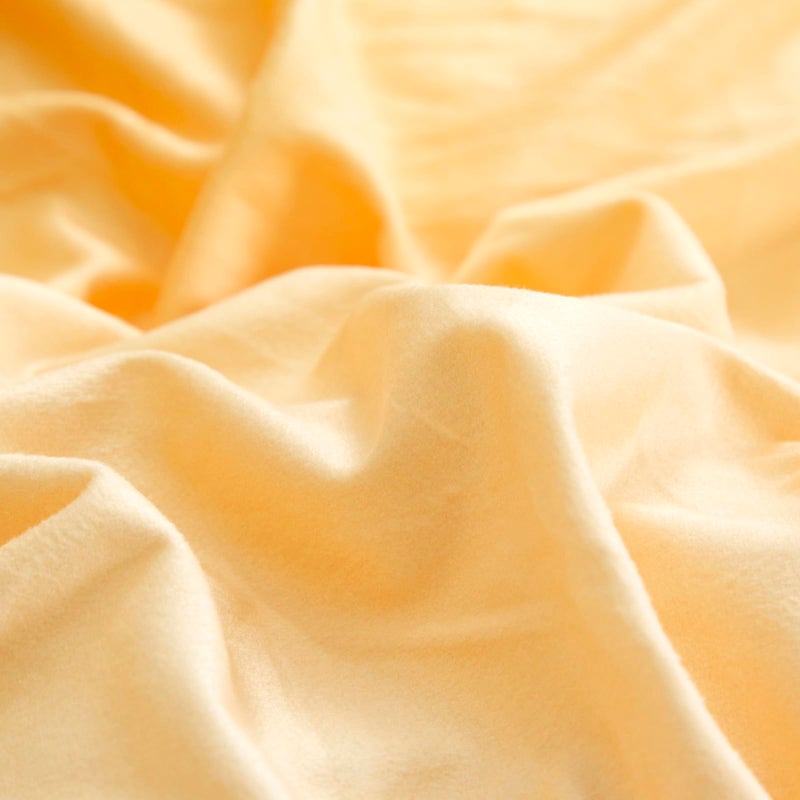 CLOTHKNOW Dark Orange Fluffy Comforter Set California King 3Pcs Rust Beige Bedding Comforter Sets Dark Yellow Comforter Soft Brown Comforter Sets California King - Image 5