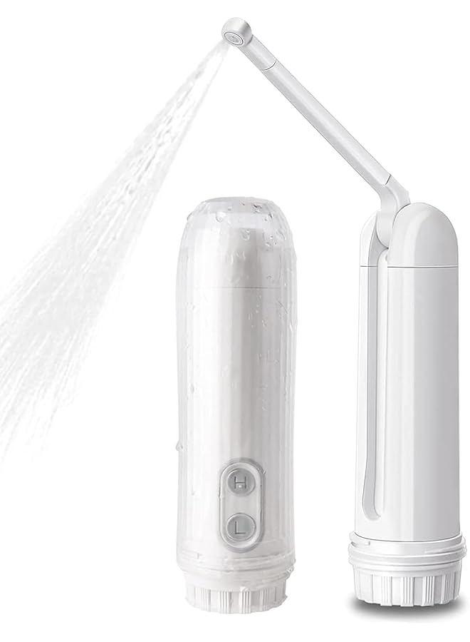 The Bros Portable Bidet, Handheld Personal Bidet, Electric Mini Bidet Sprayer with 2 Water Pressure Levels for Personal Hygiene Cleaning/Soothing Postpartum Care/Baby Care/Outdoor Traveling (White) - Image 1
