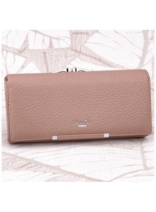 كلاسيك ميلانو - محفظة نسائية أنيقة من الجلد الصناعي مع حافظة بطاقات | محفظة عملات معدنية للنساء | محفظة نسائية نحيفة للاستخدام اليومي والسفر والهدايا