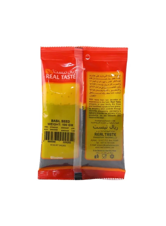 Real Taste Basil Seeds- 100 gm - Image 2