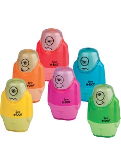 E-Bot Pencil Sharpener with Eraser - Highlighter Colors - Pack of 4 - pzsku/ZDEF4F3482C4F407C2C52Z/45/_/1728062022/22b0f332-fb3f-41d2-8b00-c07c048e39dc