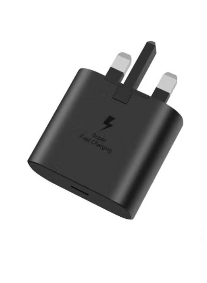 MUNTAQI 25W USB-C Super Fast Charging PD Wall Charger – Type-C Power Adapter Without Cable, Compatible with Samsung Galaxy S25/S24/S23/S22/S21/S20 Ultra, S24+/S23+/S22+/S21+, A15, A53, A54, Fold, Flip - Image 1