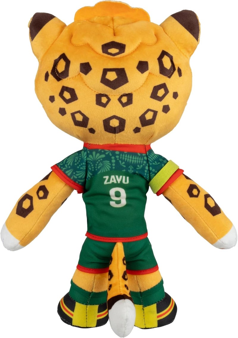 Jazwares FIFA® World Cup 2026 Mexico 8-Inch Plush - Official Zayu The Jaguar Mascot with Green Uniform, Soft Collectible Toy for Fans - Ages 3+ - Image 4