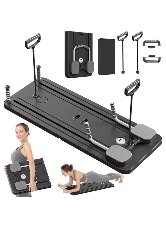 Generic Pilates Board,Pilates Reformer Sets, Multifunctional Abdominal Pilates Board for Home Workout Equipment, Portable Foldable Ab Board Trainer Pilates Exercise Machine, Pilates Reformer Board for Women  - Image 1