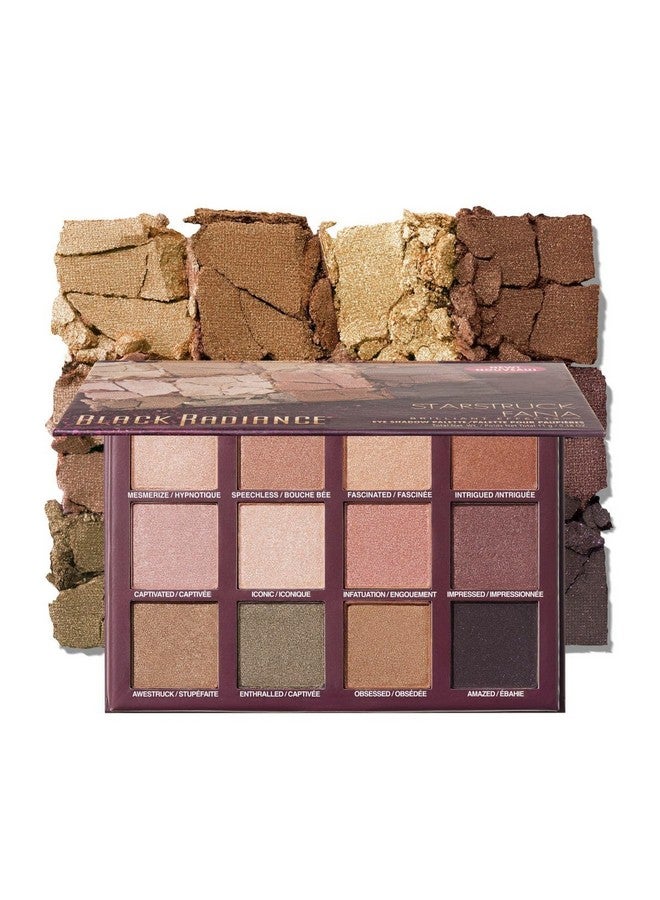 بلاك راديانس لوحة ظلال العيون بلاك راديانس بريليانت إيفكتس، 12 بودرة شديدة الصبغة، قابلة للبناء والمزج، متعددة الاستخدامات، من الساتان إلى اللمعان، خالية من القسوة ونباتية - ستارستراك - Image 1