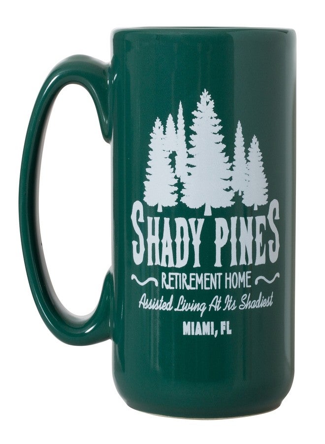 Artisan Owl Shady Pines Retirement Home Mug - 15oz Coffee Tea Cup - Funny Gift for Seniors, Golden Girls Fans, Nursing Home Residents & Caregivers (Green) - Image 1