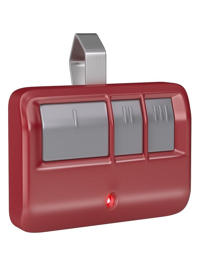 CreaCity 1 for Chamberlain LiftMaster Craftsman Garage Door Opener Remote 893LM 893Max 971LM Universal, Red - Image 1