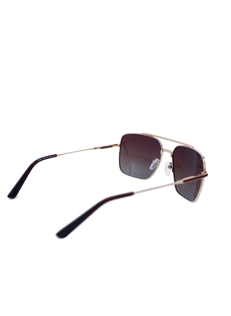 Baleno "Aviator Sunglasses with Polarized UV Protection Lenses – Lightweight, Durable Metal Frame for Men & Women, Perfect for Driving, Travel, and Outdoor Activities" - Image 4