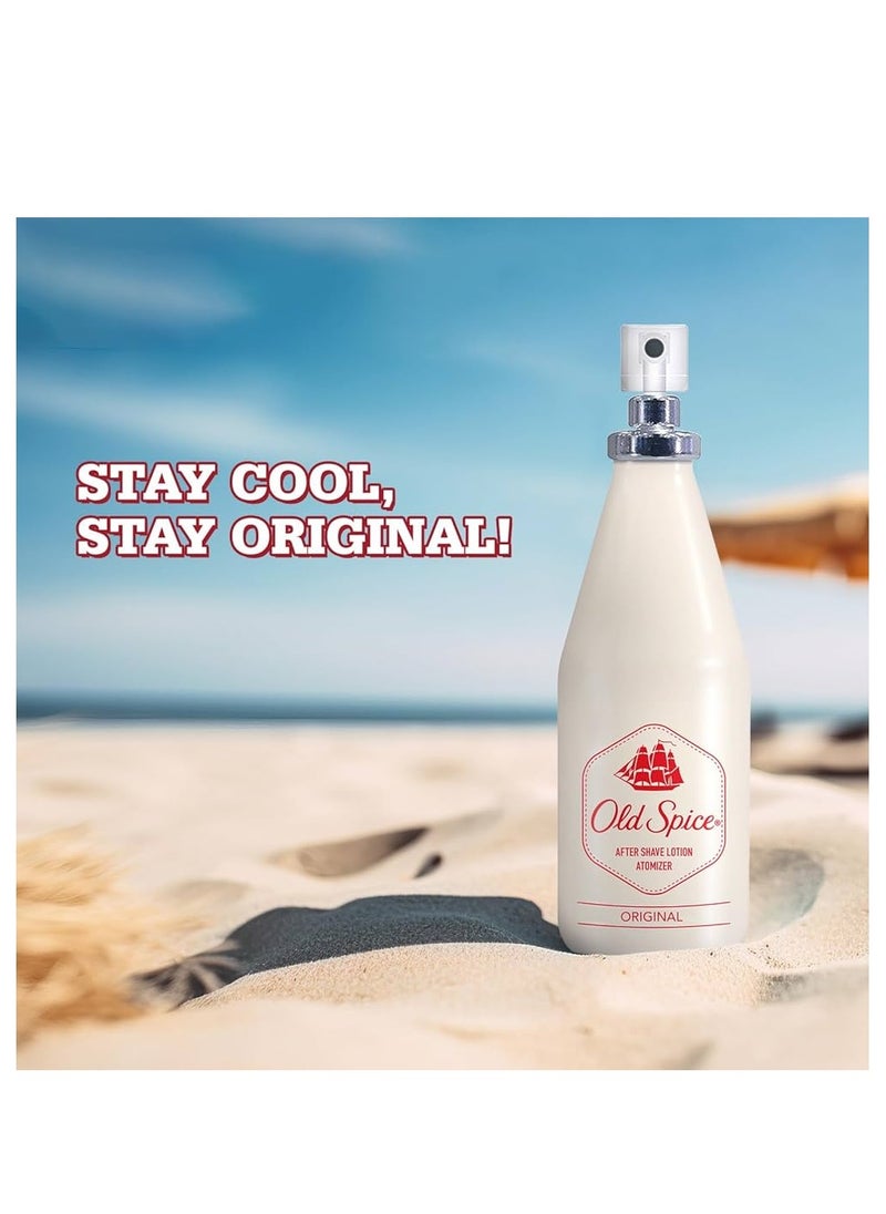 Old Spice Original After Shave Lotion with Cooling Comfort for Men 150ml, Automizer  - Image 3
