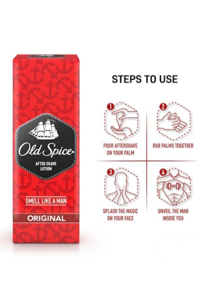 Old Spice Original After Shave Lotion with Cooling Comfort for Men 150ml, Automizer  - Image 2
