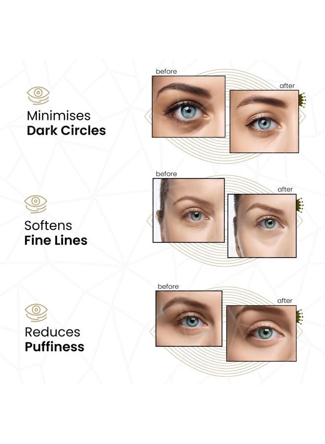 REVITALE 24k Gold Under Eye Collagen Patches, Reduce Puffy Eyes & Dark Circles, Illuminate Tired Eye Masks - Firms, Brightens, Energises (Packets - 10 Pair) - Image 5