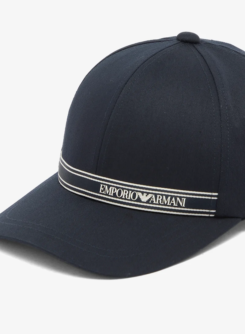 EMPORIO ARMANI  Casual Curved Peak Cap for Men | Best Price UAE