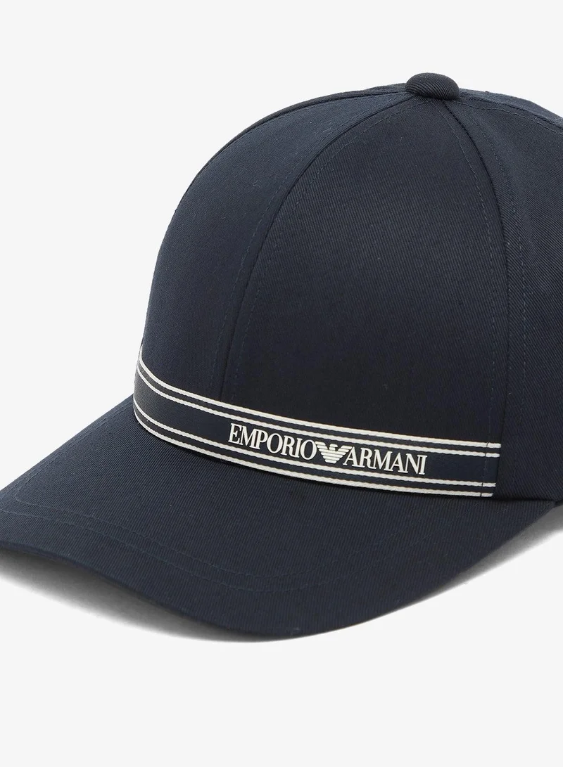 EMPORIO ARMANI Casual Curved Peak Cap