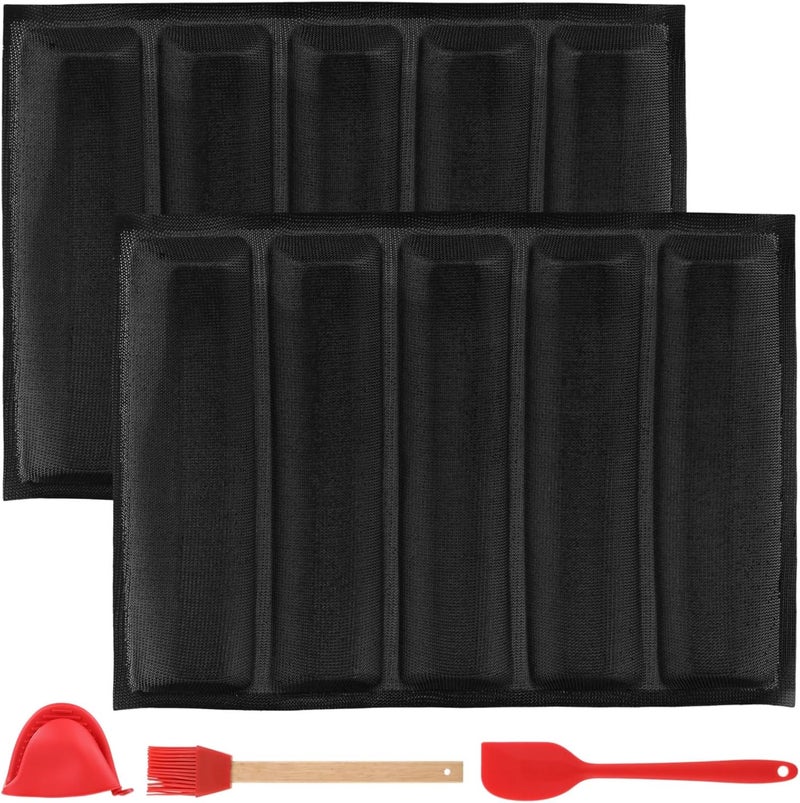 Baking Set: Dual Pans, Brush, Clip, & Spatula - Image 5