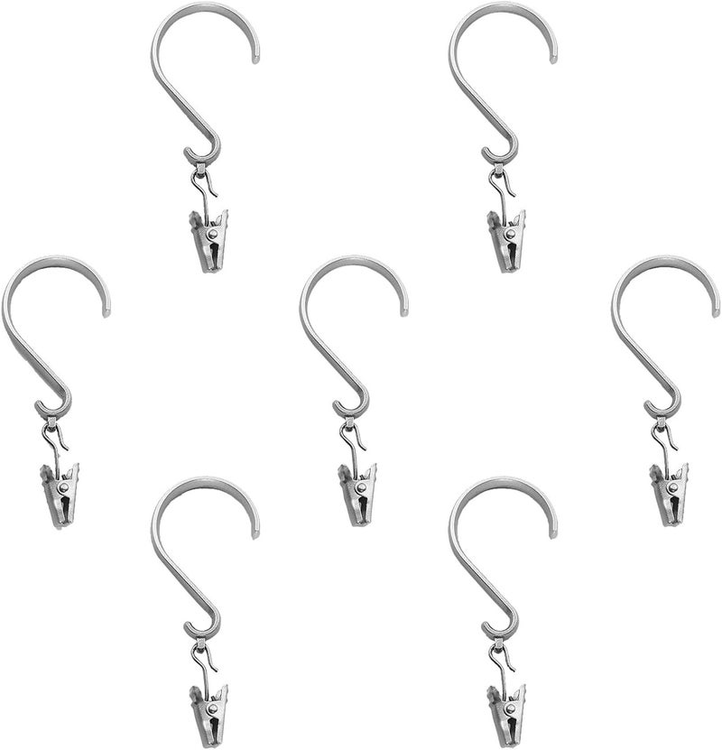 Decopolitan Decopolitan Curtain Clip Ring For 78ths Diameter Rods Nickel