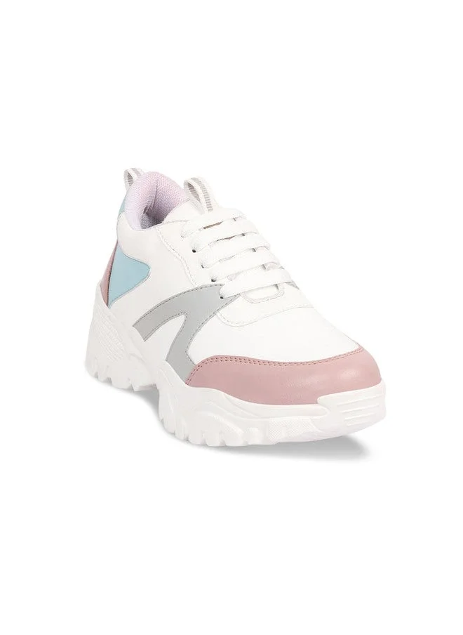شوتوبيا Shoetopia Women's Casual Walking  Sneakers || Comfortable Lightweight Lace Comfy Travel & College