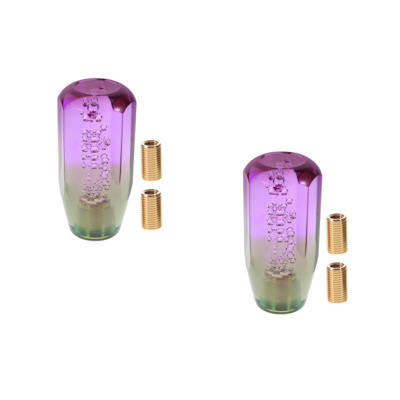 2pcs Universal 100mm Crystal Bubble Gear Shift Knob Manual Gear Handle Interior Accessories Shifter Knob - Image 1