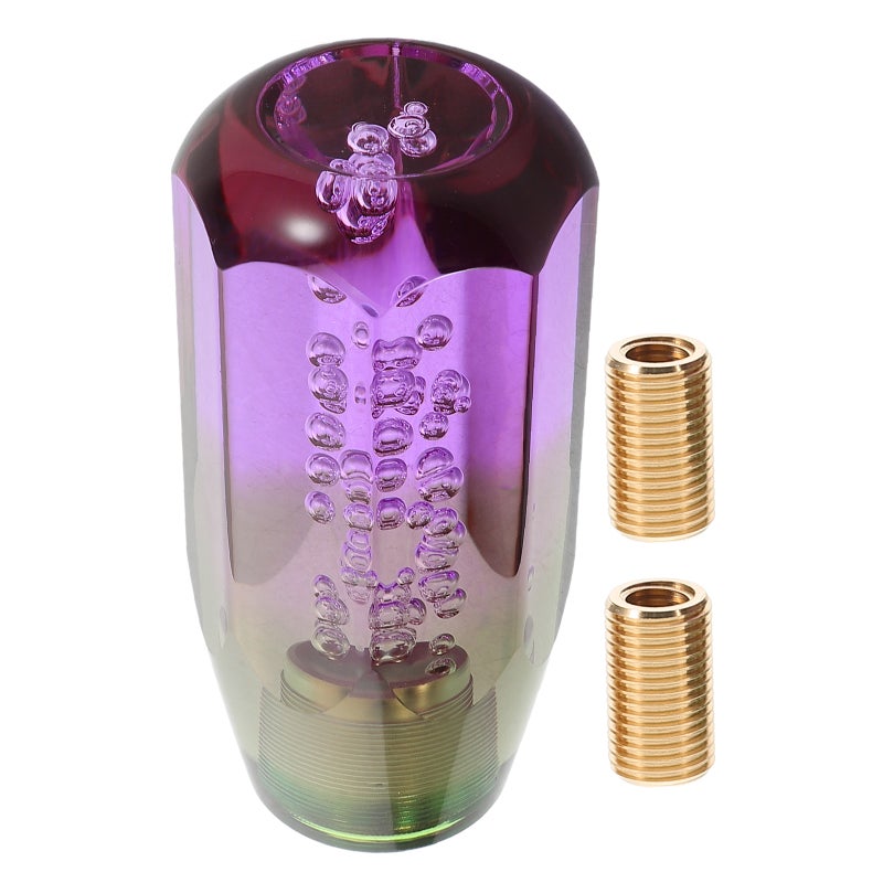 2pcs Universal 100mm Crystal Bubble Gear Shift Knob Manual Gear Handle Interior Accessories Shifter Knob - Image 4