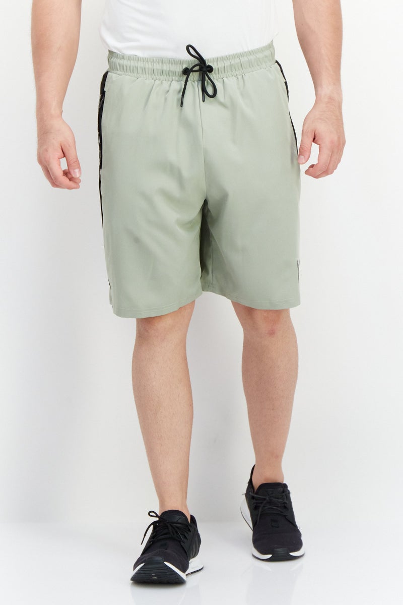 TapouT Men Sportswear Fit Training Shorts, Olive - Image 1