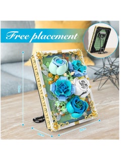 Excefore Flowers Toys Building Sets for Adults, Home Office Décor Flower Frame Art Wall Building Toys, Mother's Day, or Valentines Day Gifts Idea for Adults and Kids  - Image 2