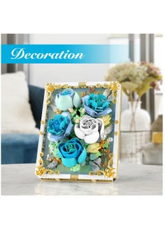 Excefore Flowers Toys Building Sets for Adults, Home Office Décor Flower Frame Art Wall Building Toys, Mother's Day, or Valentines Day Gifts Idea for Adults and Kids  - Image 3