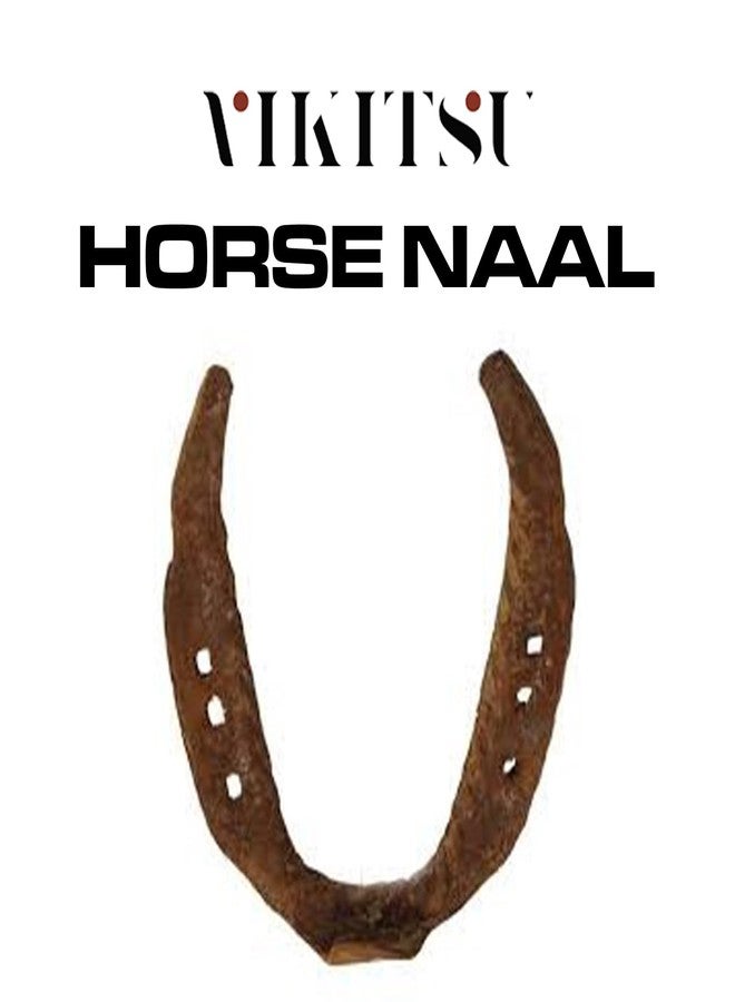 VIKITSU Original Kale Ghode Ki Naal | Horseshoe for Main Door | Horse Naal for Good Luck | Ghode Ki Naal Original | Horse Shoe Vastu Item | Naal for Positive Energy - Image 3