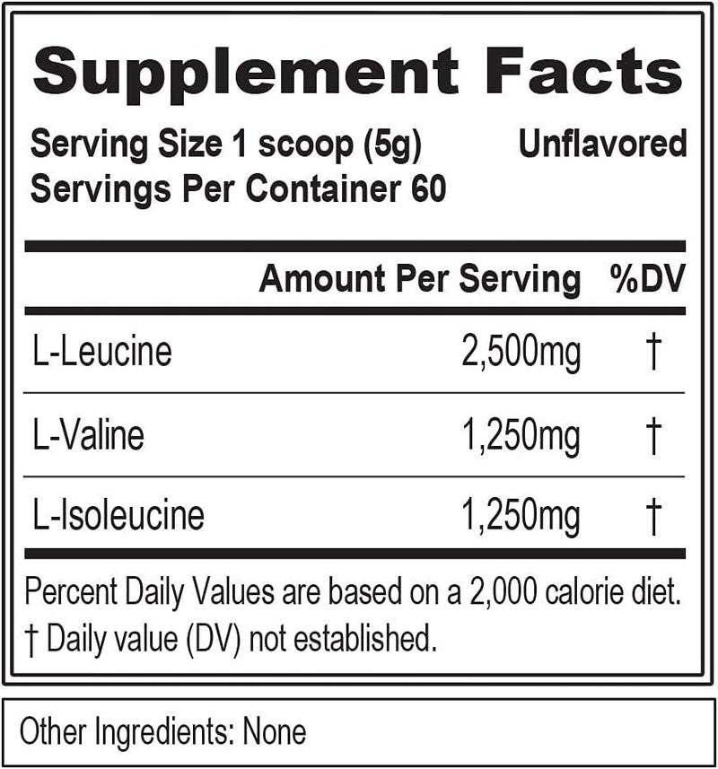 Evlution مسحوق الأحماض الأمينية Evlution EVL BCAAs  مشروب استعادة ما بعد التمرين ومشروب طاقة خالي من المنبهات قبل التمرين  5 جرام من مكمل الأحماض الأمينية المتفرعة السلسلة للرجال  مسحوق بدون نكهة - Image 2